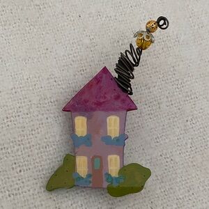 Whimsical House Pendant